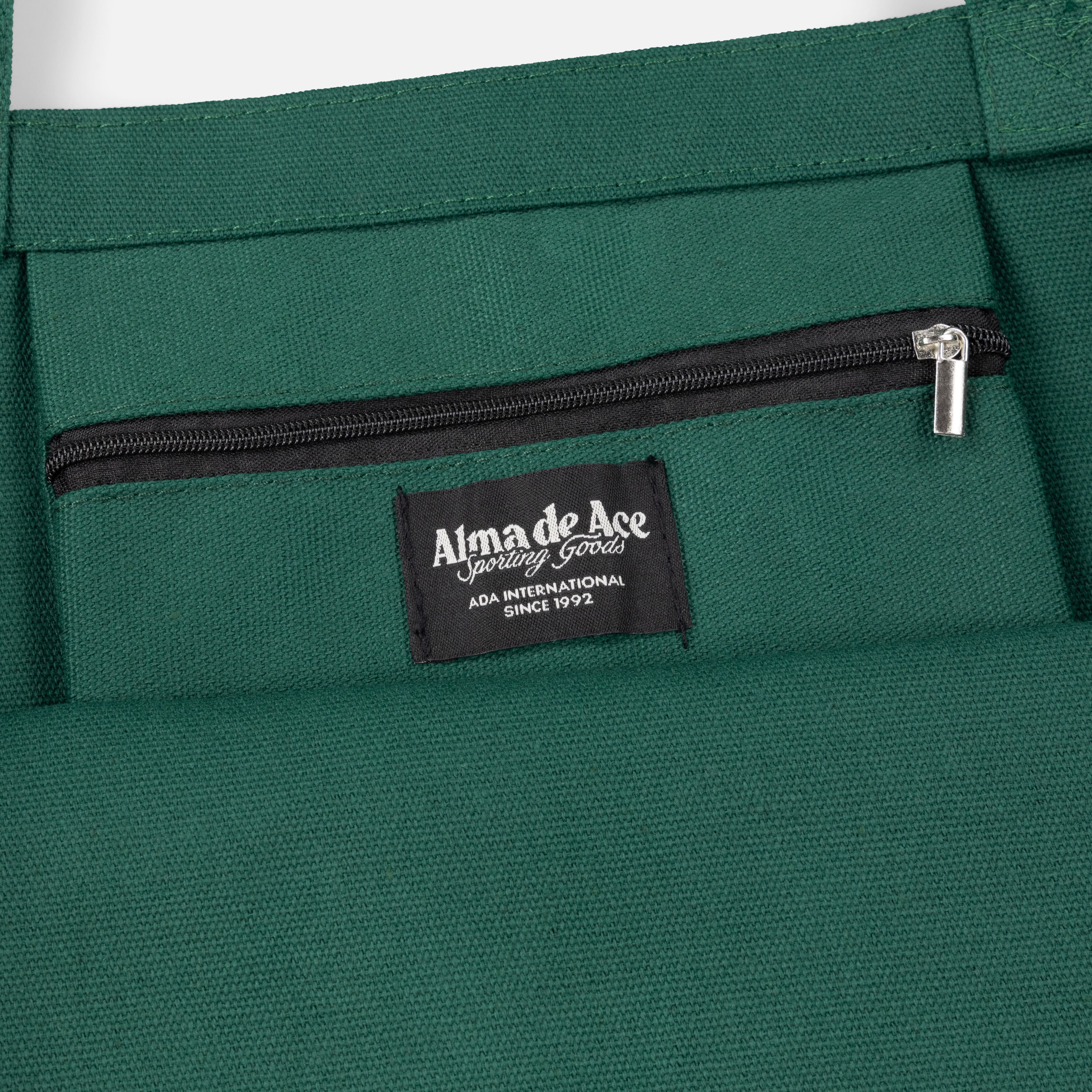 Alma De Ace Sporting Goods Forest Green Tote Bag